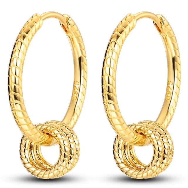 Классические серьги 2023, стерлинговое серебро 925 пробы, разноцветные серьги-кольца с цирконием для женщин, дня рождения, свадьбы, помолвки, мужские подарочные ювелирные изделия