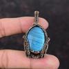 Labradorite Pendant Copper Wire Wrapped Pendant Handmade Designer Pendant Copper Wire Wrap Jewelry Gemstone Pendant For Gift Stylish Pendant