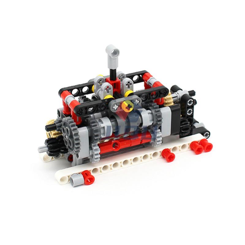 Нетоксичный Moc Высокотехнологичные Детали Все Виды Многоскоростной Двигатель Коробка Передач Набор Строительные Блоки Кирпичики Совместимый С Мотором Pf Набор Игрушка Своими Руками