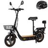 Electric Scooter Kukirin 14" 500W Motor City Electric Scooter 48V 26AH Max Range 100Km Load 120Kg Black C1 Pro