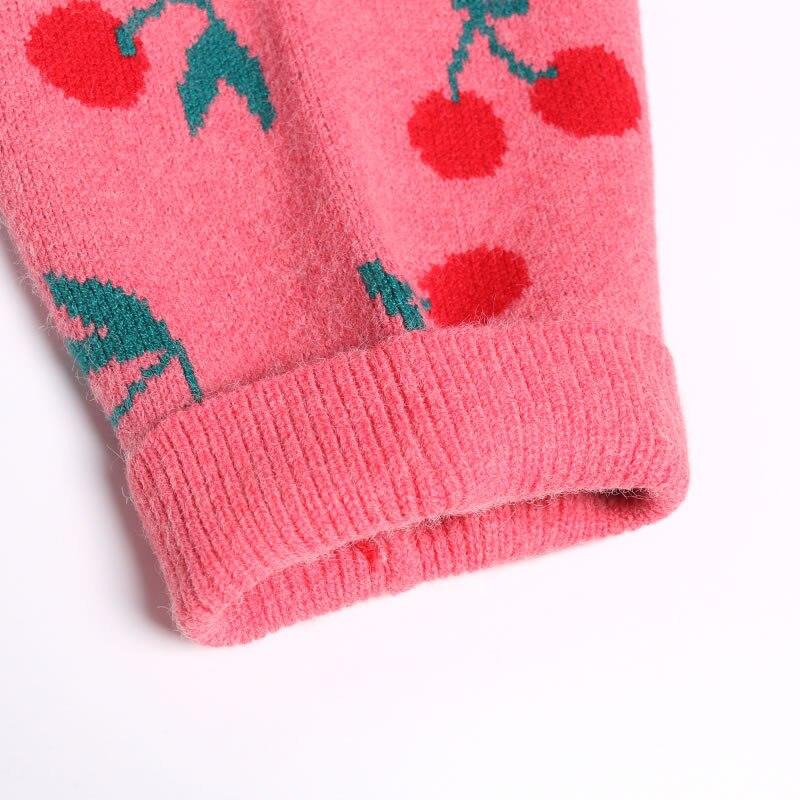 Xitao Lovely Cherry Pattern Sweater XJ2476