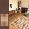 Blue Geometric Design Area Rug – Creative High-End Luxury Floor Mat for Living Room  Bedroom, Soft Sofa Bedside Carpet