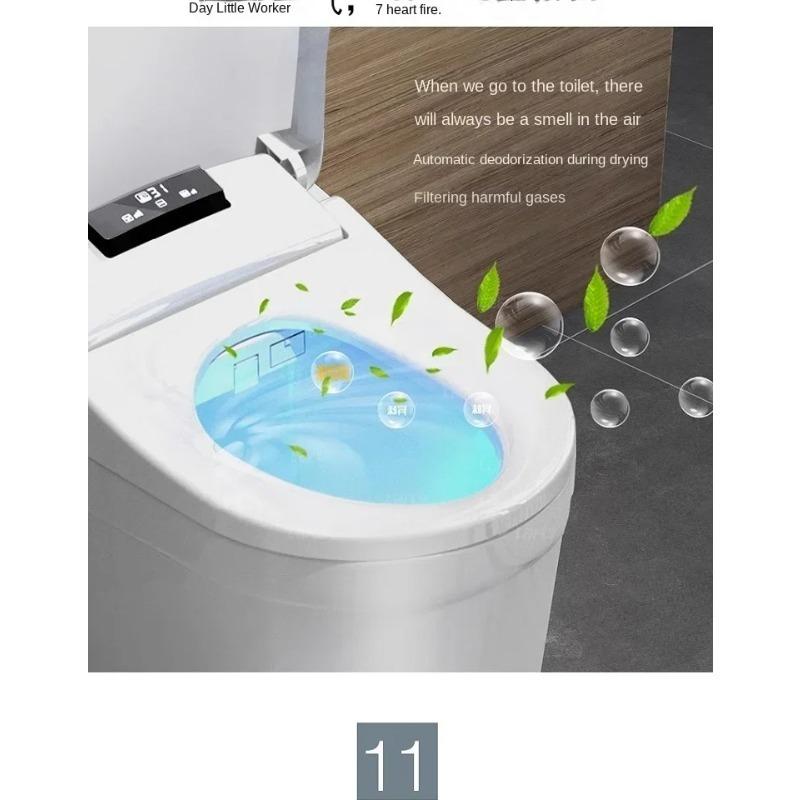 Ecofresh Square Smart Toilet Seat Cover - Electronic Bidet with Heating, Cleaning & Drying for Bathroom