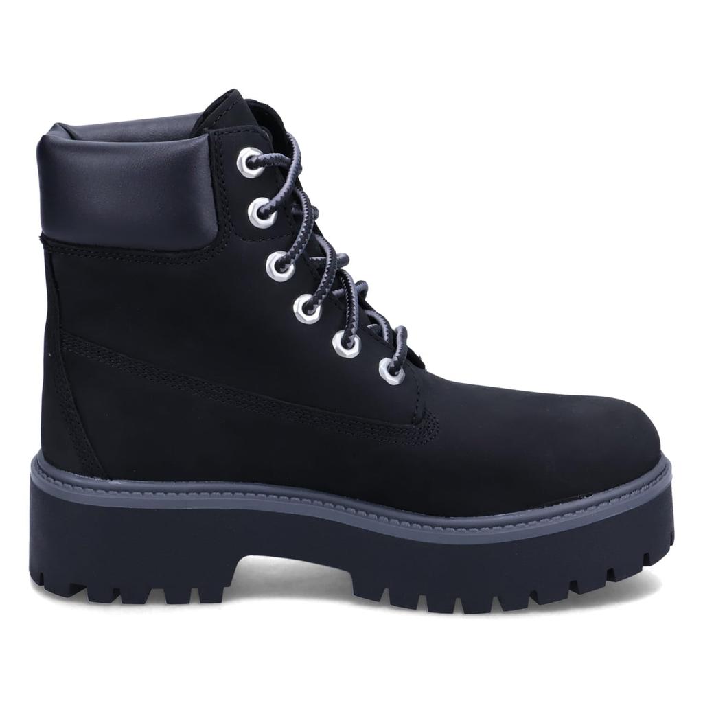Премиальные водонепроницаемые ботинки на платформе см [Timberland] 6-дюймовые женские, A5RH5, Черные, 23.0