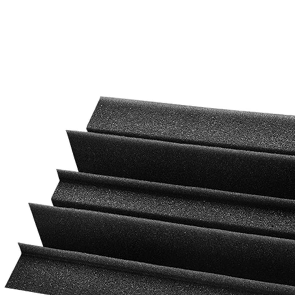 4 Pieces Acoustic Foam Corner Wall Panels Bass Blocks Soundproof for Music Room