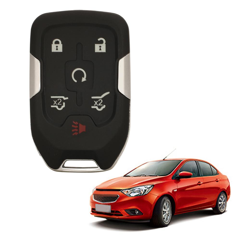 6 Button Smart-Key Cover Cases Replacement for Chevy Tahoe Suburban Keyless Entry Remote Control for Key Fob Housing-She
