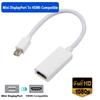 Mini DisplayPort To HDMI-compatible Adapter 4K/1080P DP Male To HD Female Converter Compatible for MacBook Air/Pro TV Projector