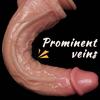 Реалистичный огромный силиконовый дилдо 12,6 дюйма – Мягкий толстый пенис из жидкого силикона с мощной присоской для игры без рук, Реалистичная стимуляция точки G и анальная стимуляция