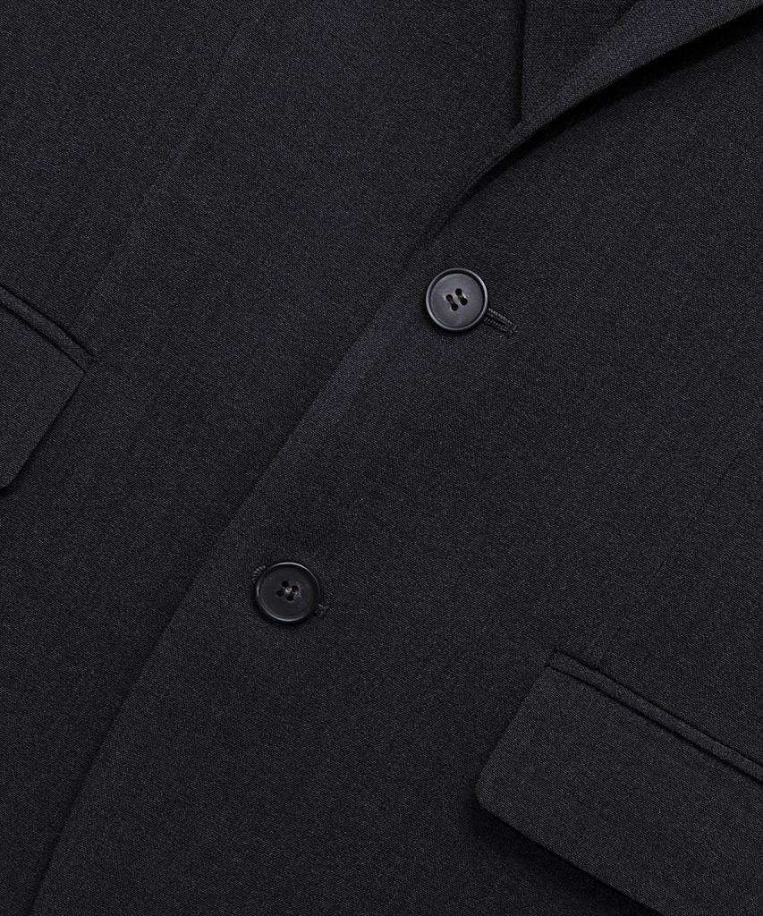 Mindbridge [Крутая] Черная пиджак-рубашка Regular Fit с модификацией