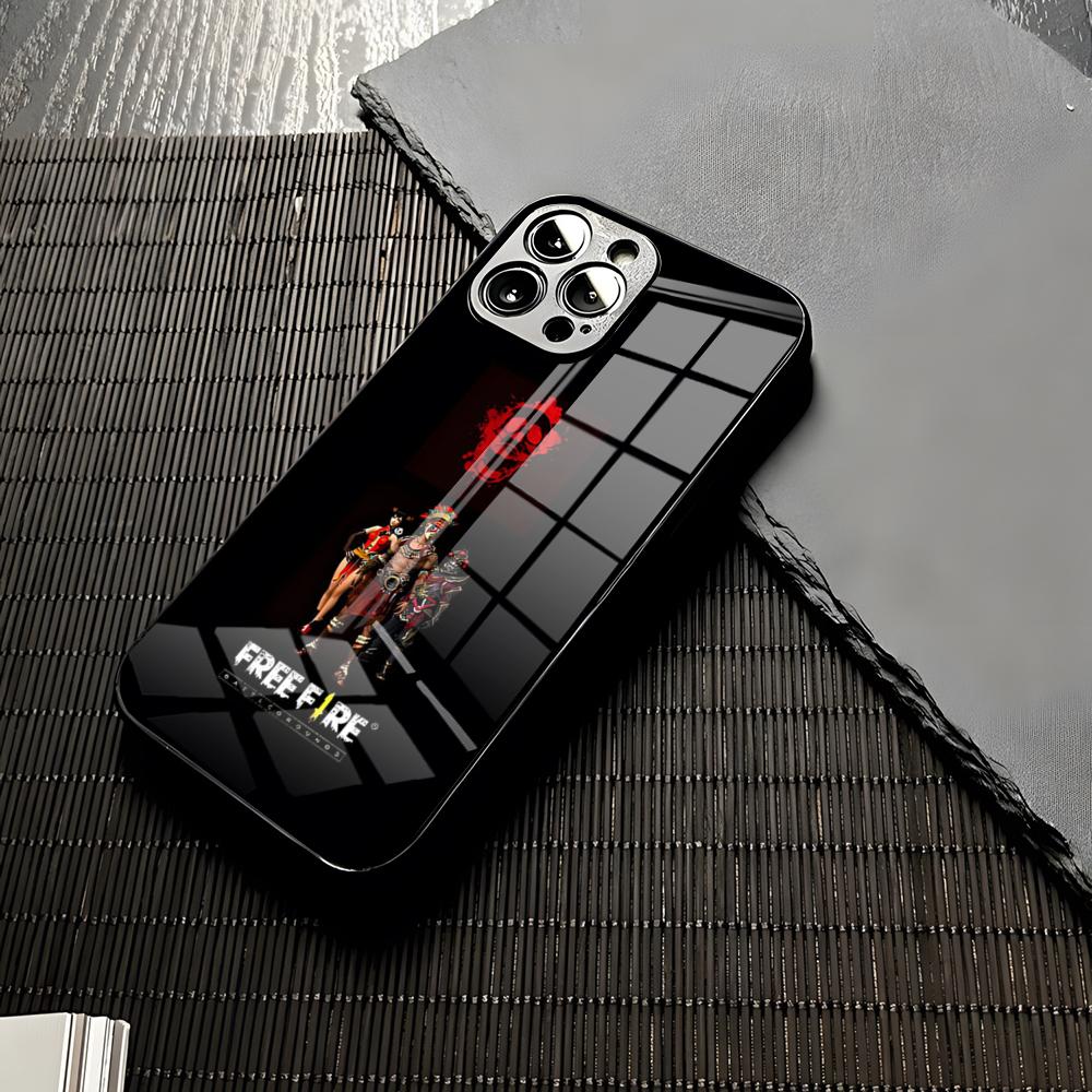 Чехол для телефона с игрой Free Fire для iPhone 16 15 13 12 14 11 Pro Max Mini X Xr Xs 8 7 Подарок на день рождения Puls 6 Стеклянный чехол Funda