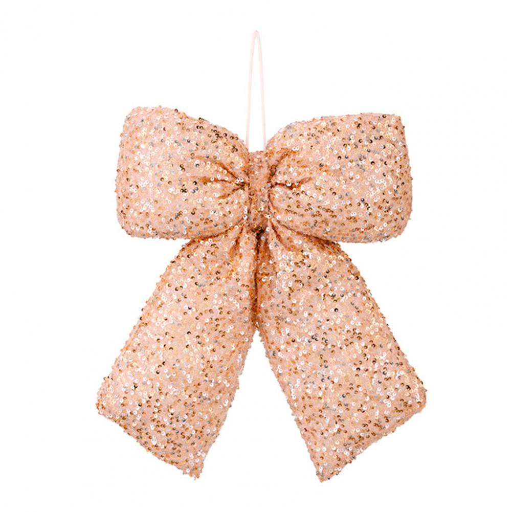 Velvet Christmas Bows for Gifts Wire Fastener Bows Elegant Velvet Christmas Bows for Xmas Tree Wreaths Sparkling Sequins Decor