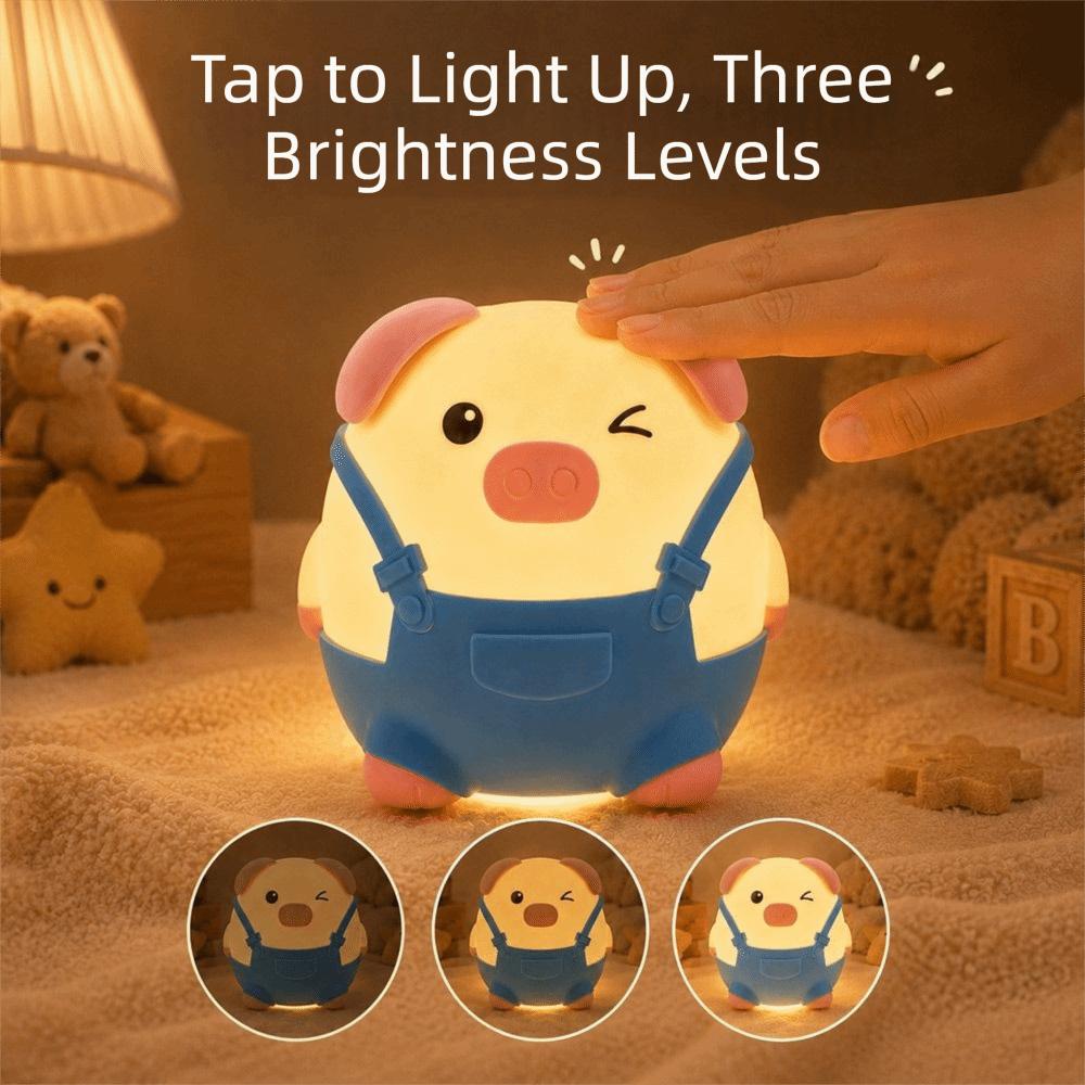 Warm Glow Kids Sleep Companion Lamp Dimmable Tap Night Light Decorative Gift