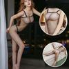 NEW Women's Sexy Mesh Underwear Lace Transparent Tight Fishnet Bodysuit Sexy Lingerie One-piece Body Stocking Jumpsuit Stockings Uniform