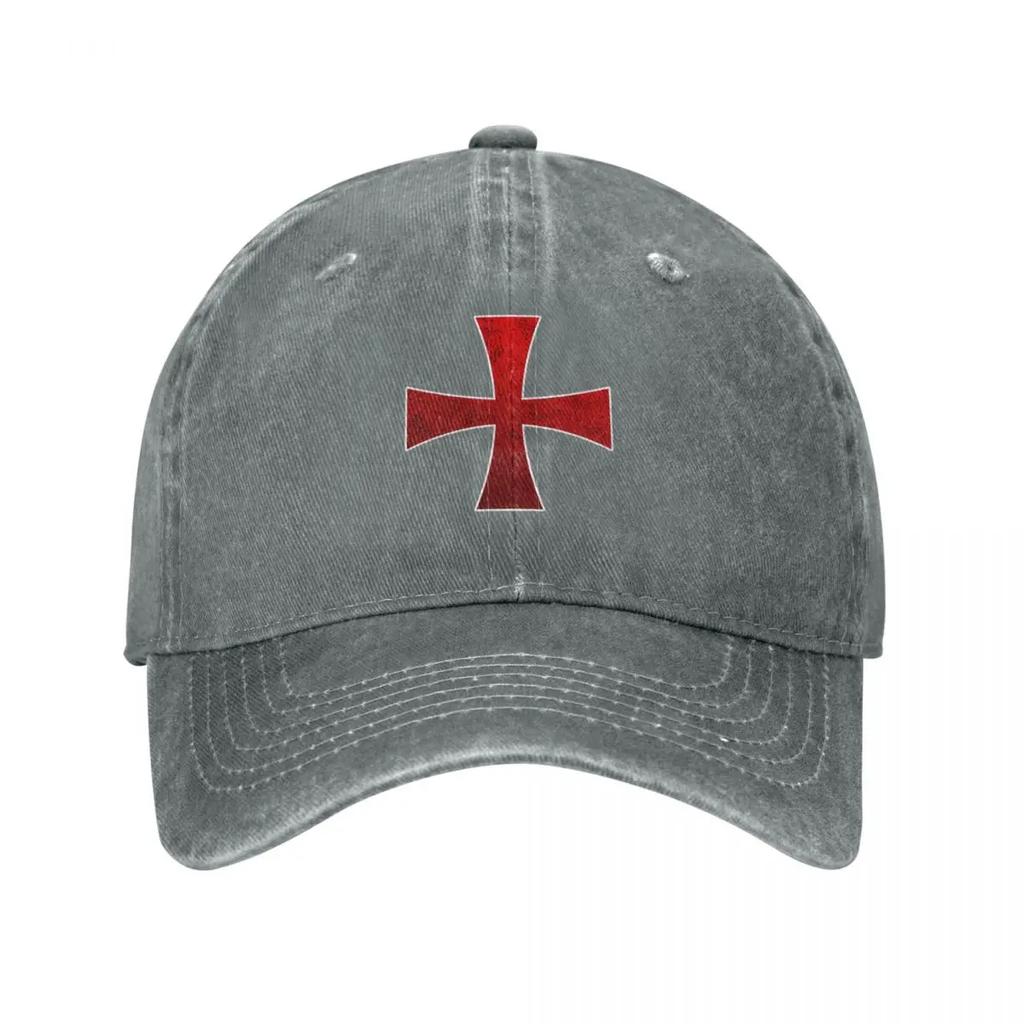 Knights Templar Crusader Knights Templar Order Baseball Cap GentleUnisex Hat Snap Back Hat Big Size Hat Bobble Girl Unisexs