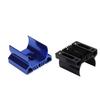 2pcs Brushed Motor Heat Sink Fins Professional Aluminium Alloy RC Motor Heat Sink Fins for TRX4M