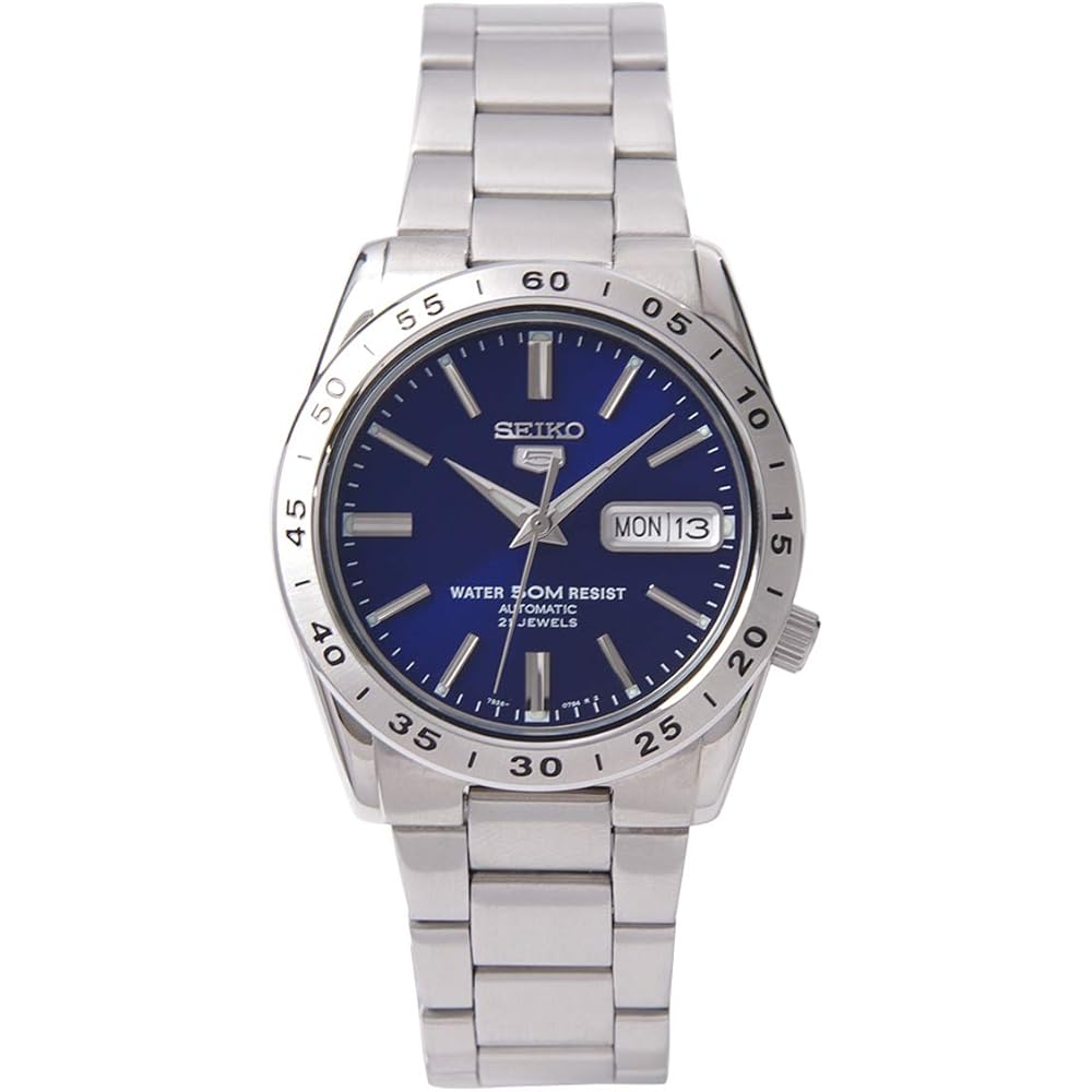 Seiko 5 Automatic Men's Watch SNKD99K1 Stainless Steel Case Black Dial 21 Jewels
