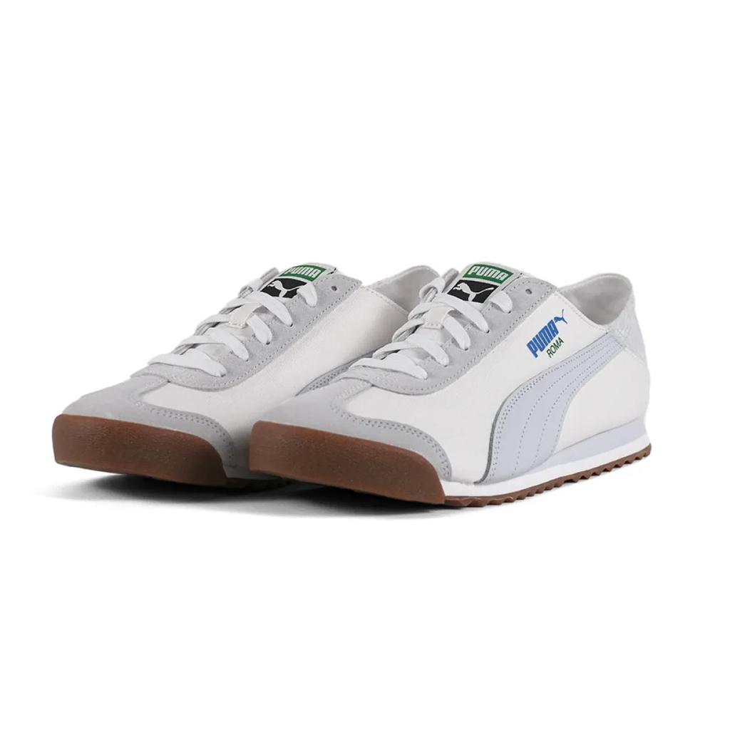 New PUMA Roma Versatile Mule Sneakers 'White Grey' 398332-04