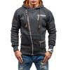 Men's Hooded Sweatshirt Side Zipper Pullover