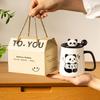 Souvenir Graduation Gift Gift Practical Cup New Style Cute Panda Ceramic Mug Couple Water Cup Teacher
