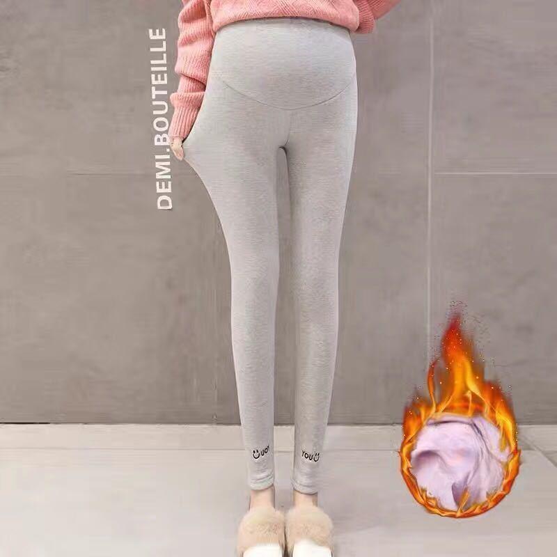 Леггинсы для беременных, утепленные и бархатные брюки для беременных, осенние и зимние леггинсы для беременных с поддержкой живота