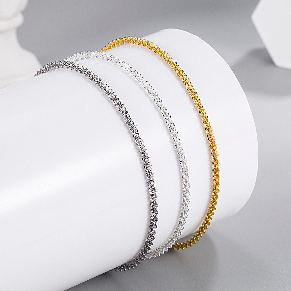 925 Silver Bracelet Sparkling 18k Gold Bracelet For A Woman's Engagement Party Jewelry Gift