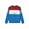 Fila FW22 Жаккардовый свитер с логотипом, вязаный, колор-блок, женский свитер, розовый F11W249401F-PK