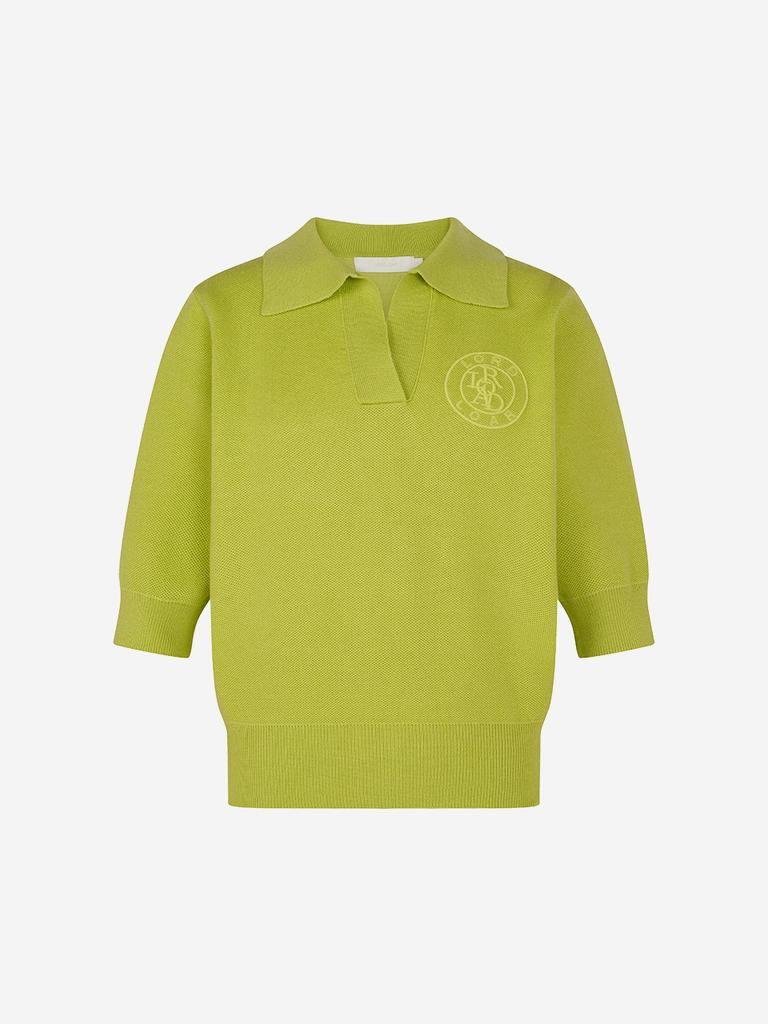 LORDLOAR Signature Collar Knit Green