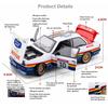 1:24 Lancer Evolution IX M3 Toy Sports Car Model Toy Sound Light Pull Back Doors Opened Supercar Models Presents for Kids