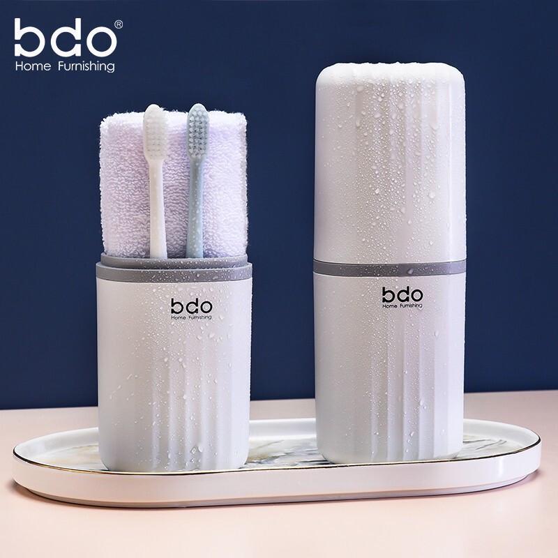 Portable Travel Toothbrush Holder & Rinse Cup