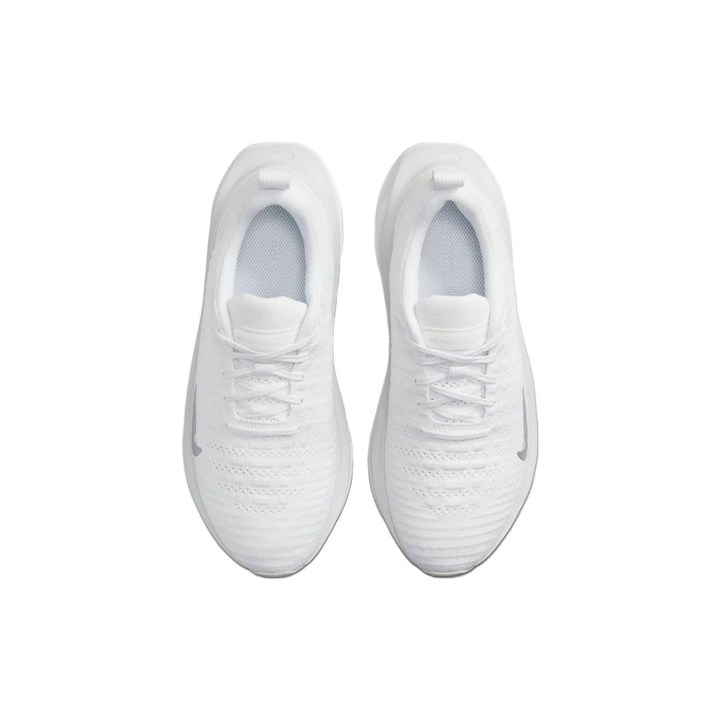 Nike ReactX Infinity Run 4 White Metallic Silver Women Sneakers Photon-Dust DR2670-102