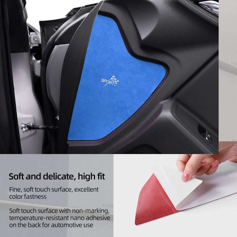 Auto Door Panel Trim Sticker For Subaru BRZ/Toyota GR86 2025-2025 Made of Alcantara Carbon Fiber Decor Car Interior Accessories