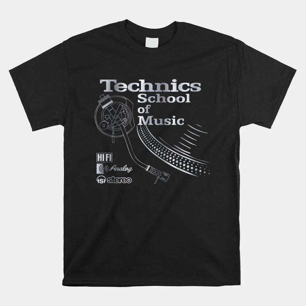 Technics School Of Music 90S Retro T-shirt Size S-5XL