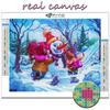5D Алмазная картина Рождественская елка Санта Снеговик DIY Алмазная вышивка Горный хрусталь Украшение дома
