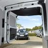 1pcRV Rear Barn Door Awning Sunshade 600D Waterproof Universal For VW Ford Caravan Camper Van Side Window Shelter Canopy Durable