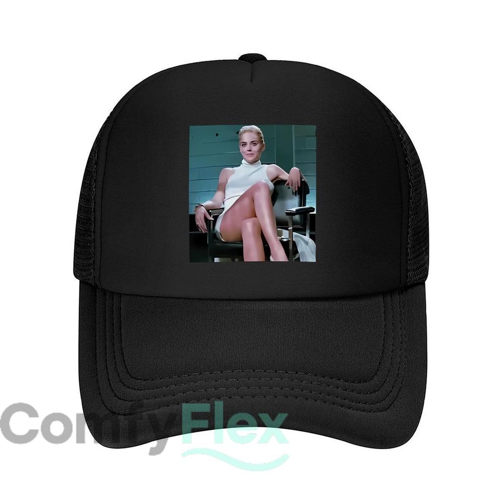 Stylish Women Portrait Fashion Mesh Baseball Cap Breathable Casual Hats Outdoor For Unisexs And Womens