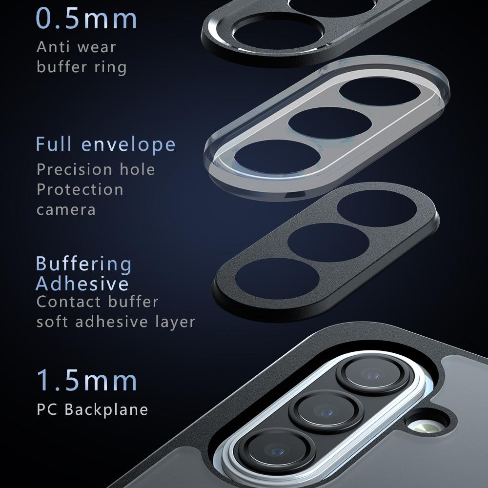 For Samsung Galaxy A14 5G Case TPU + PC Shockproof Clear Phone Cover