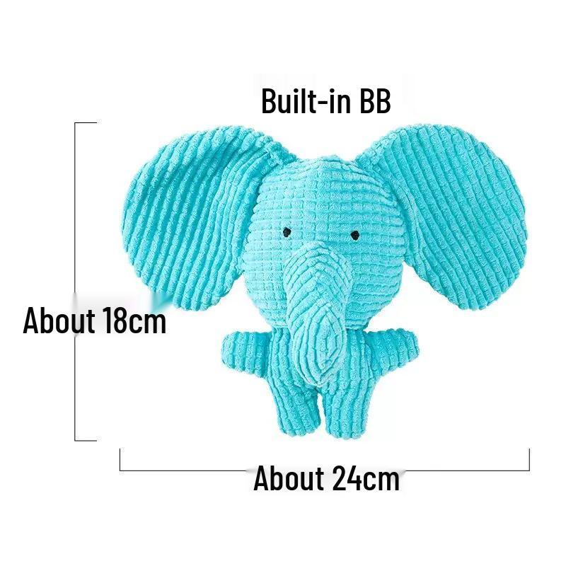 Прочная Плюшевая Звуковая Игрушка для Собак - Устойчивый к Жеванию Компаньон для Французских Бульдогов, Золотистых Ретриверов и Других