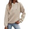 Ayollar uchun katta o'lchamdagi kapyushonli sviterlar, flisdan tikilgan svitshotlar, uzun yengli sviterlar, pullover, kuzgi kiyimlar