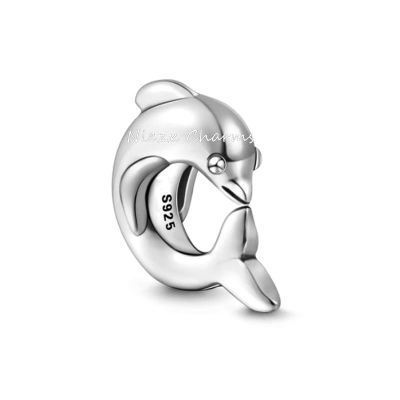 Новые Шармы Серии Океан Русалка Дельфин Парусник Бусина Подходят к Оригинальному Браслету Coppereuropeans Женские Украшения Подарок