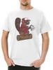 Lumberjack Biever Mens T-Shirt Logger Bieber Lumberjack Woodworker Forester