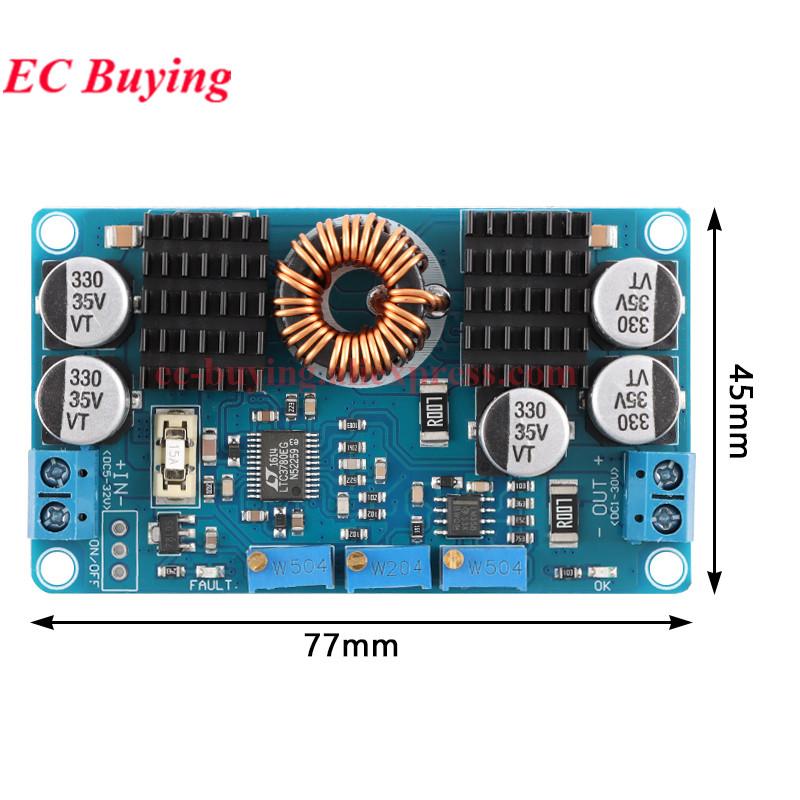 LTC3780 DC-DC 5-32V на 1В-30В 10А 8А Автоматический Повышающе-Понижающий Преобразователь Зарядный Модуль Питания Автомобильный Солнечный Зарядник