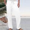 Мужские пляжные брюки, широкие прямые, тонкие, с боковыми карманами, эластичный пояс на шнурке, однотонные, для тренировок в спортзале, для бега, длинные брюки