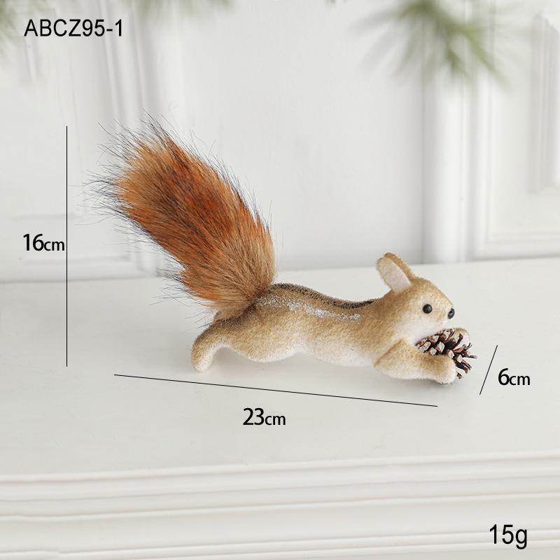 Foam Cartoon Squirrel Christmas Tree Ornament Pendant