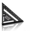 Triangle Ruler 7Inch Measurement Tool Aluminium Alloy Carpenter Tools Inch Metric Angle Ruler Speed Square Woodworking Tools