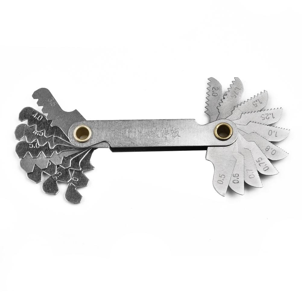 Набор для измерения шага резьбы, стальная резьба, 1 шт.