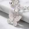 Light Luxury Beaded Bracelet Sweet Simple Bracelet Bangle Butterfly Pendant Bracelet  Daily