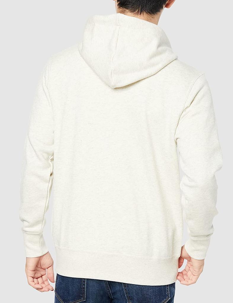 Champion Oatmeal Long Sleeve Fleece Cotton with Embroidered Sizes Size 3L Men's Hoodie, USA, Logo, C3-W104/C3-W104L/C3-W104Z/C3-Y137/C3-Y137L,