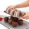 Pastry Non-Stick Carbon Steel Bakeware Cookware Canele Mold Cannele Mould Baking Tool Cake Pan