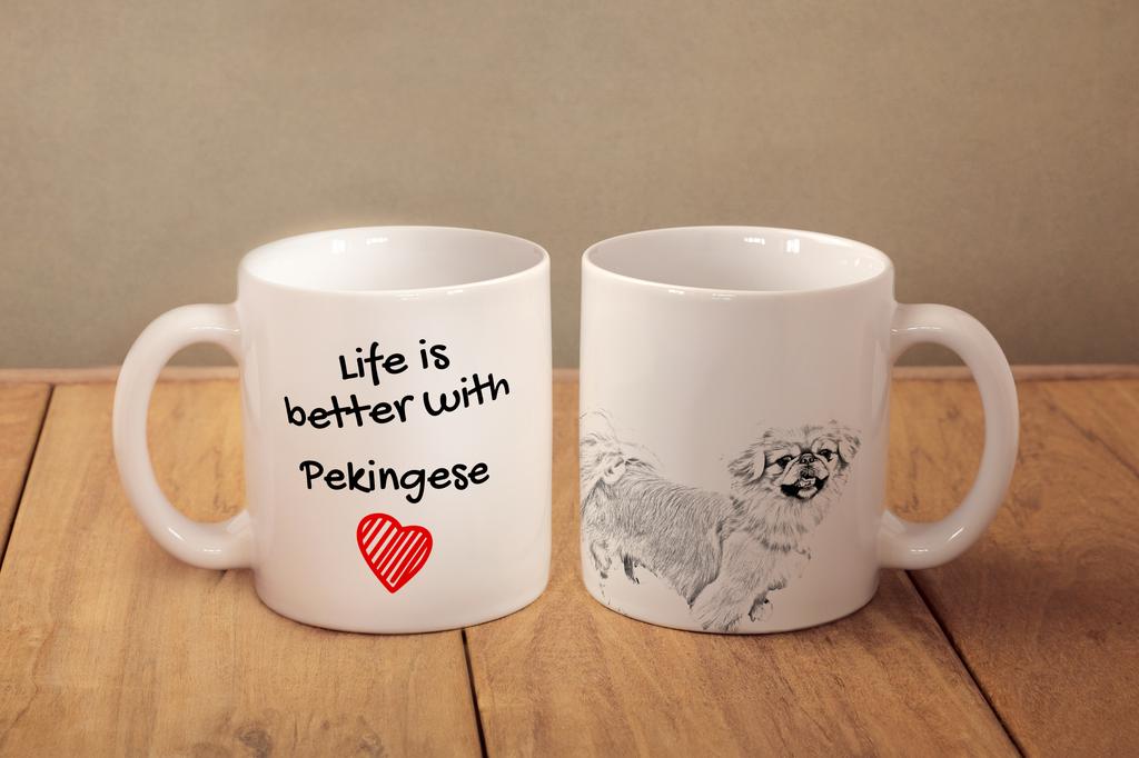Pekingese, Pekinese, Peke - cup with a dog, cup with a photo, personalized gift from the Art-Dog brand