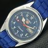 ВИНТАЖНЫЕ АВТОМАТИЧЕСКИЕ SEIKO 5 6309A ЯПОНИЯ МУЖСКИЕ ОТРЕМОНТИРОВАННЫЕ СИНЕГО ЦВЕТА a442435-1